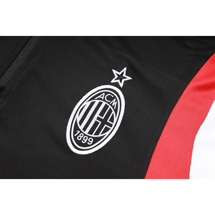 Chandal de Sudadera del AC Milan 2023-24 Negro - Haga un click en la imagen para cerrar